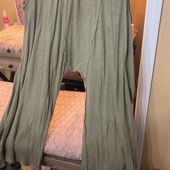 EUC free people homebody romper wt pockets size  lg. - Picture 4 of 5